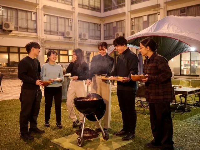 友人とBBQ